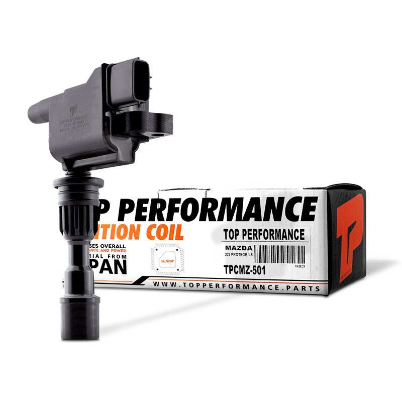คอยล์จุดระเบิด MAZDA 323 PROTEGE 1.6 / FORD LASER TIERRA 1.6 / ZM-DE ตรงรุ่น – TOP PERFORMANCE JAPAN – TPCMZ-501 – คอยล์หัวเทียน มาสด้า โปรเทเจ้ ฟอร์ด เลเซอร์ เทียร่า ZL01-18-100 / ZZY1-18-100