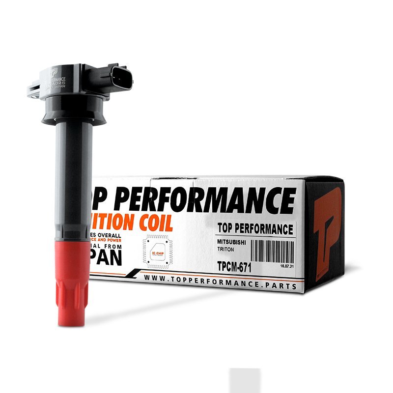 คอยล์จุดระเบิด MITSUBISHI TRITON 2.4 / TRITON PLUS / PAJERO SPORT / 4G64 ตรงรุ่น 100% – TPCM-671 – TOP PERFORMANCE MADE IN JAPAN – คอยล์หัวเทียน มิตซูบิชิ ไทรทัน ปาเจโร่ 1832A025