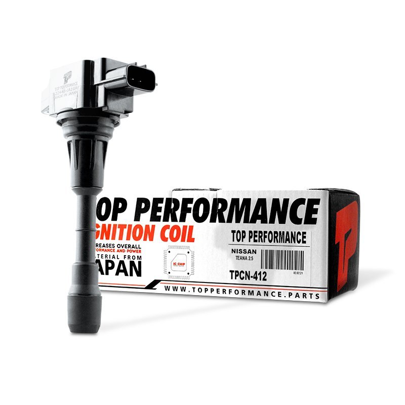 คอยล์จุดระเบิด NISSAN TEANA J32 2.5 ตรงรุ่น 100% – TPCN-412 – TOP PERFORMANCE JAPAN – คอยล์หัวเทียน คอยล์ไฟ นิสสัน เทียน่า 22448-J10A / 22448-JA10C