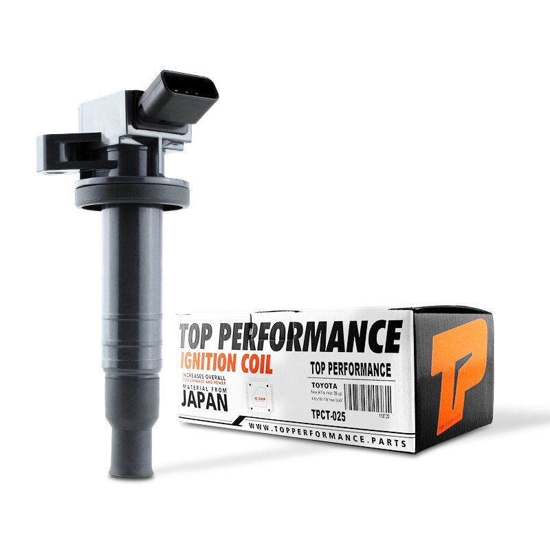 คอยล์จุดระเบิด TOYOTA ALTIS VVTI 1.6 1.8 / 01-09 1ZZ 3ZZ – TOP PERFORMANCE JAPAN TPCT-025 – คอยล์หัวเทียน โตโยต้า อัลติส