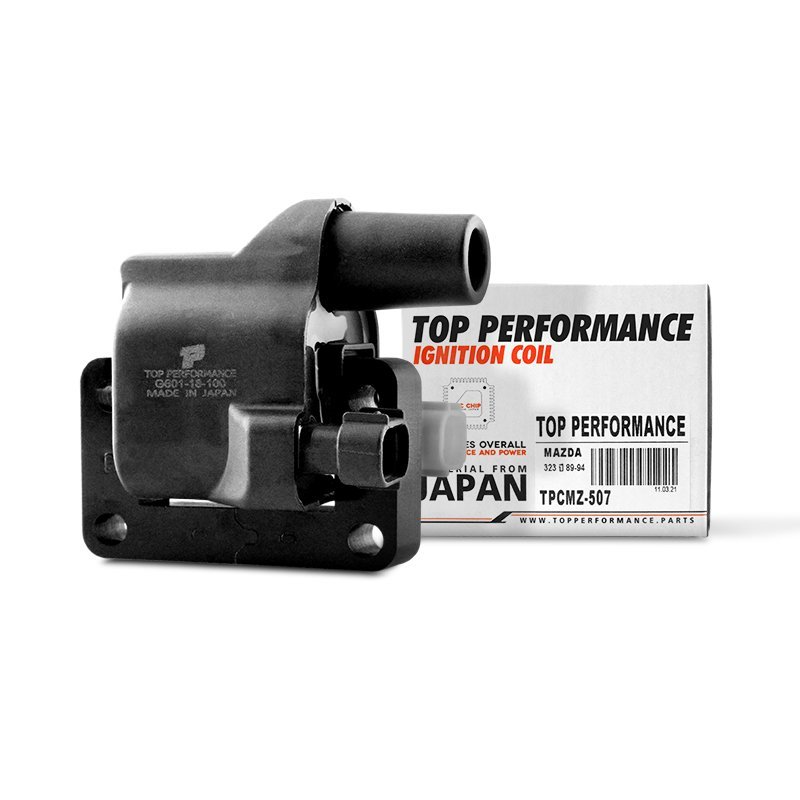 คอยล์จุดระเบิด MAZDA 323 SEDAN คาบู ตรงรุ่น 100% – TPCMZ-507 – TOP PERFORMANCE JAPAN – คอยล์หัวเทียน มาสด้า ซีดาน G601-18-100