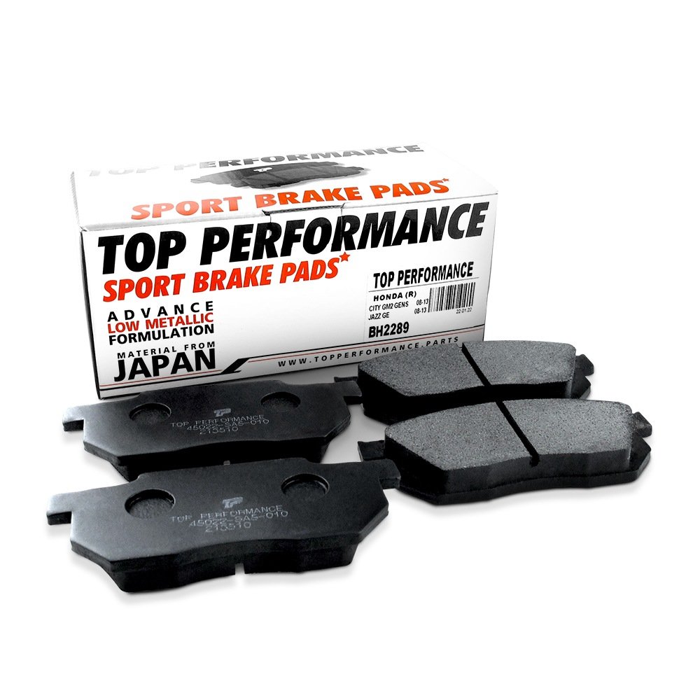 ผ้าเบรค หลัง HONDA CITY GM2 08-13 GEN5 / JAZZ GE 08-13 – BH 2289 – TOP PERFORMANCE JAPAN – ผ้า ดิสเบรค เบรก ฮอนด้า ซิตี้ แจ๊ส BENDIX DB2289 45022-SA5-010