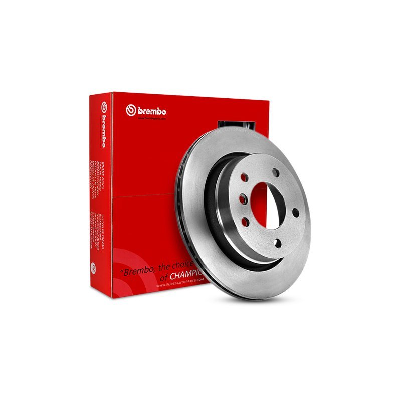 จานเบรค หลัง BMW SERIES 3 E36 E46 318i 320i 90-05 / STD ตรงรุ่น BREMBO 09.7727.10 – จาน ดีส ดรัม เบรค เบรก เบรมโบ้ แท้ 100% บีเอ็ม
