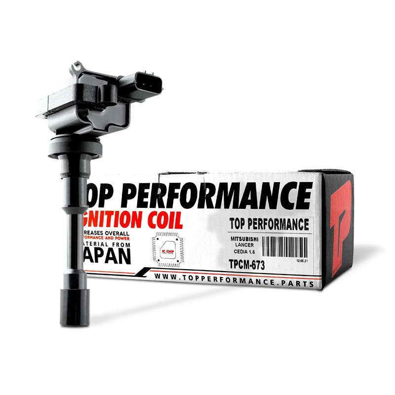 คอยล์จุดระเบิด MITSUBISHI LANCER CEDIA 1.6 / 4G18 ตรงรุ่น 100% – TPCM-673 – TOP PERFORMANCE JAPAN – คอยล์หัวเทียน มิตซูบิชิ แลนเซอร์ ซีเดีย MD361710