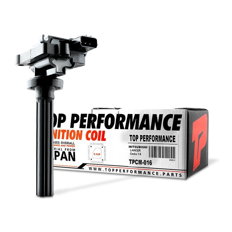 คอยล์จุดระเบิด MITSUBISHI LANCER CEDIA 1.6 / CS3 4G18 ตรงรุ่น 100% – TPCM-016 – TOP PERFORMANCE MADE IN JAPAN – คอยล์หัวเทียน มิตซูบิชิ แลนเซอร์ ซีเดีย MD362903