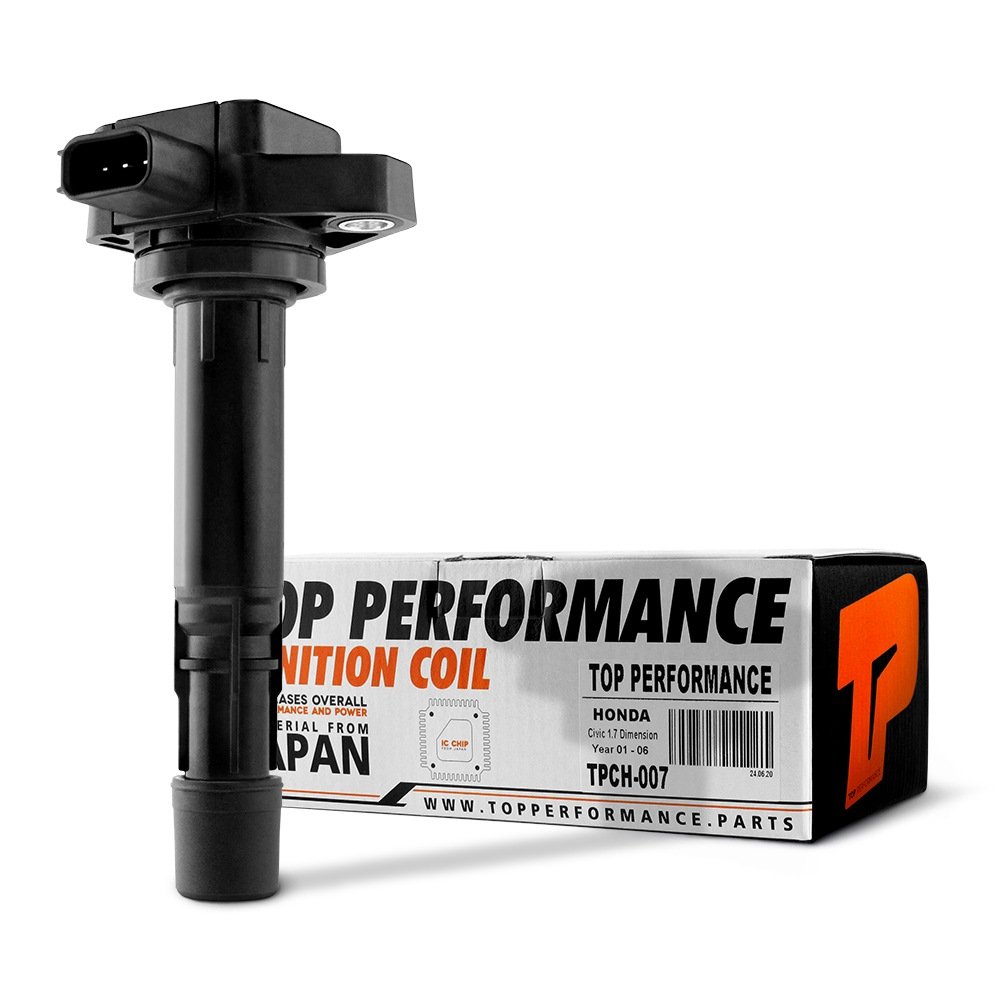 คอยล์จุดระเบิด HONDA – CIVIC ES 1.7 DIMENSION / D17Z – TPCH-007 – MADE IN JAPAN – คอยล์หัวเทียน ฮอนด้า ซีวิค ไดเมนชั่น