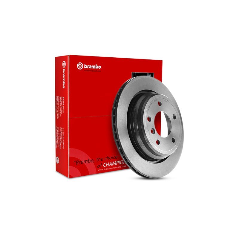 จานเบรค หลัง BMW SERIES 5 E39 520i 525i 530i / UV HC ตรงรุ่น BREMBO 09.6841.11 – จาน ดีส ดรัม เบรค เบรก เบรมโบ้ แท้ 100% บีเอ็ม