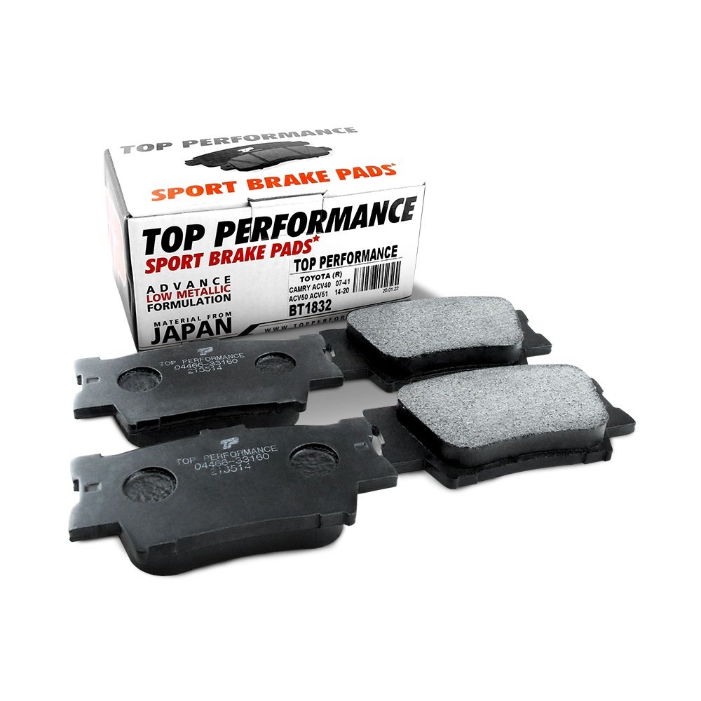 ผ้าเบรค หลัง TOYOTA CAMRY ACV40 ACV41 ACV50 ACV51 / CROSS / HARRIER – BT 1832 – TOP PERFORMANCE JAPAN – ผ้า ดิสเบรค เบรก โตโยต้า แคมรี่ ครอส BENDIX DB1832 04466-33160