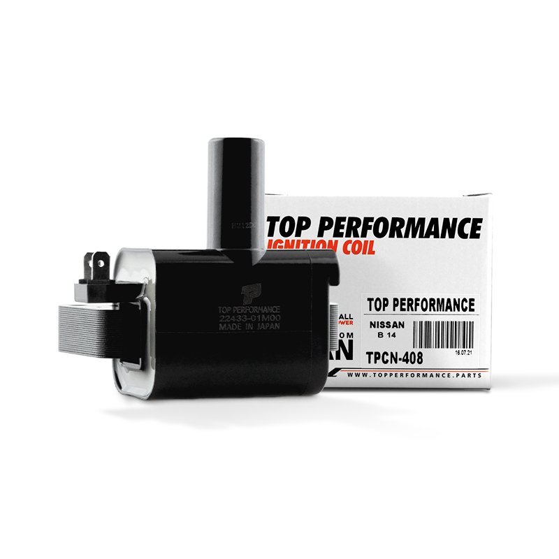 คอยล์จุดระเบิด NISSAN SUNNY B14 / GA16 ตรงรุ่น 100% – TPCN-408 – TOP PERFORMANCE JAPAN – คอยล์หัวเทียน คอยล์จานจ่าย คอยล์ไฟ นิสสัน ซันนี่ 22433-01M00