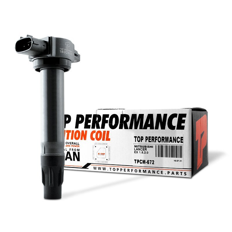 คอยล์จุดระเบิด MITSUBISHI LANCER EX MIVEC 1.8 & 2.0 / 4B10 ตรงรุ่น 100% – TPCM-672 – TOP PERFORMANCE MADE IN JAPAN – คอยล์หัวเทียน คอยล์ไฟ มิตซูบิชิ แลนเซอร์ 1832A016 / FK0320-01K